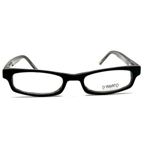 D'AMATO DZ115 BLACK EYEGLASSES SUNGLASSES FRAMES 48-19-140